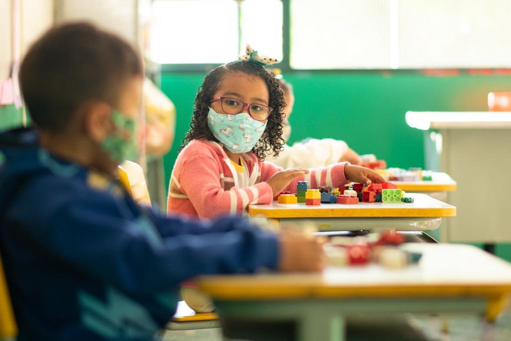 Retorno das aulas presenciais no Centro de Educação Infantil nº 1, no Paranoá
