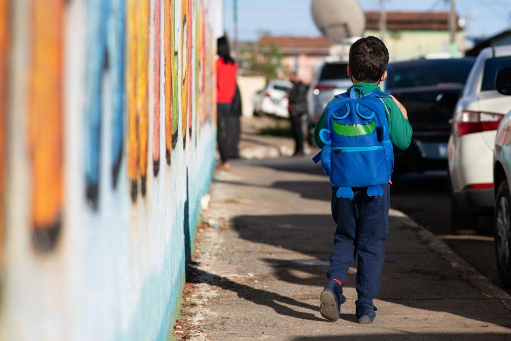 Retorno das aulas presenciais no Centro de Educação Infantil nº 1, no Paranoá