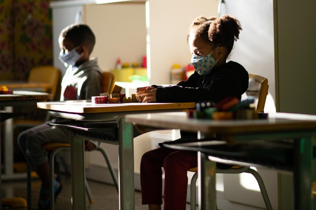 Retorno das aulas presenciais no Centro de Educação Infantil nº 1, no Paranoá