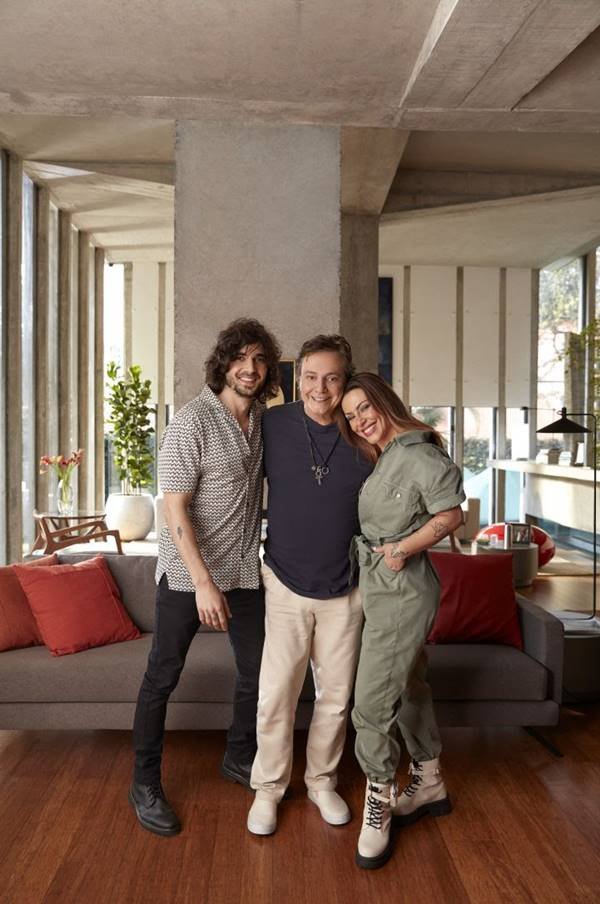 Fábio Jr., Cleo e Fiuk em campanha de Dia dos Pais 2021 da Riachuelo