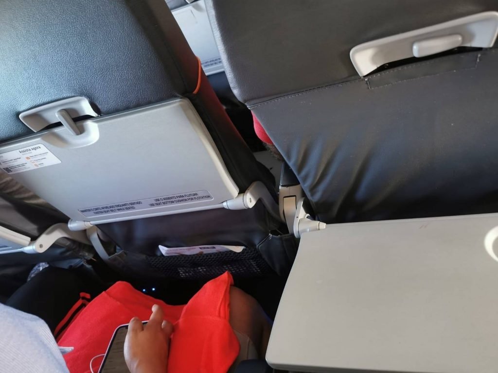 Poltrona em avião