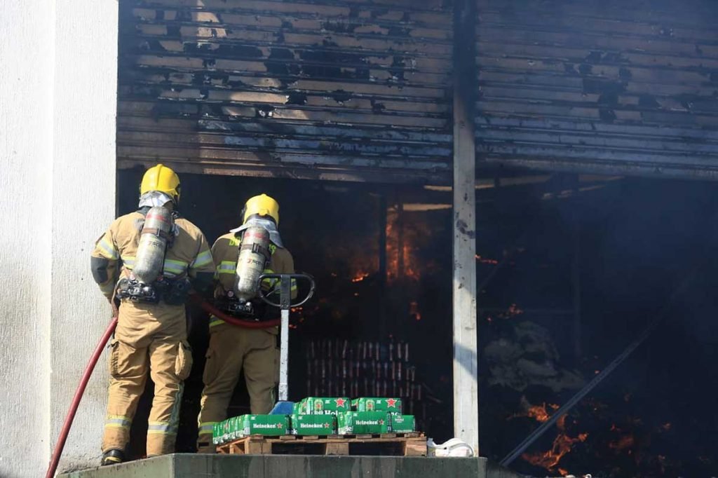 Incêndio em supermercado de Brasília chama a atenção