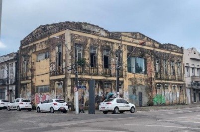 2020: prédio onde ficava a antiga sede da Fundação Cultural do Município de Belém (Fumbel)