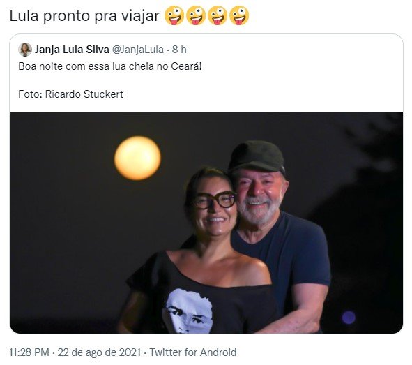 Meme de foto do Lula