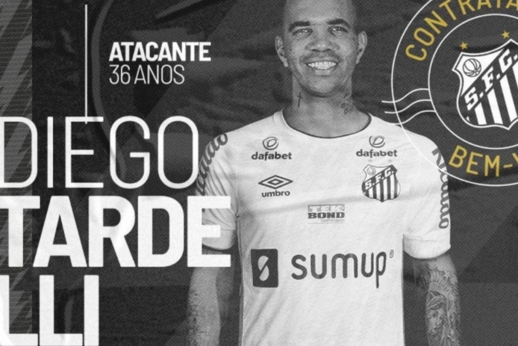 Oficial: Santos anuncia a contratação de Diego Tardelli