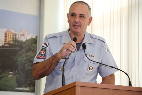 O coronel da PM-SP Aleksander Toaldo Lacerda