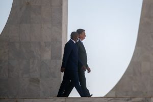 O Presidente da República, Jair Bolsonaro, recebe, nesta terça-feira (24:08), o Presidente da República da Guiné-Bissau, Umaro Sissoco Embaló, em cerimônia oficial no Palácio do Planalto 15