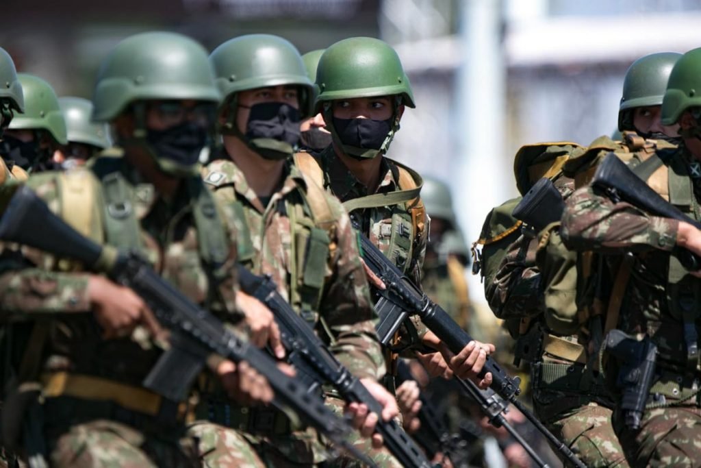 Cerimônia de comemoração do dia do soldado no Quartel General do Exército agenda bolsonaro militares