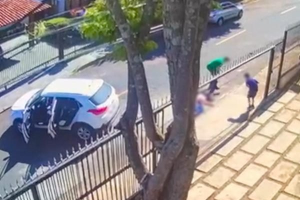 criança se desespera ao ver mãe atropelada no Lago Sul