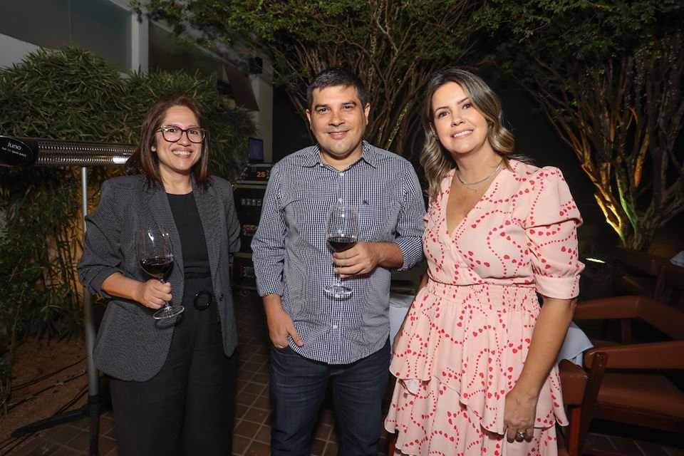 Eulane Porto, Marcelo Machado e Fabiana Ferraz