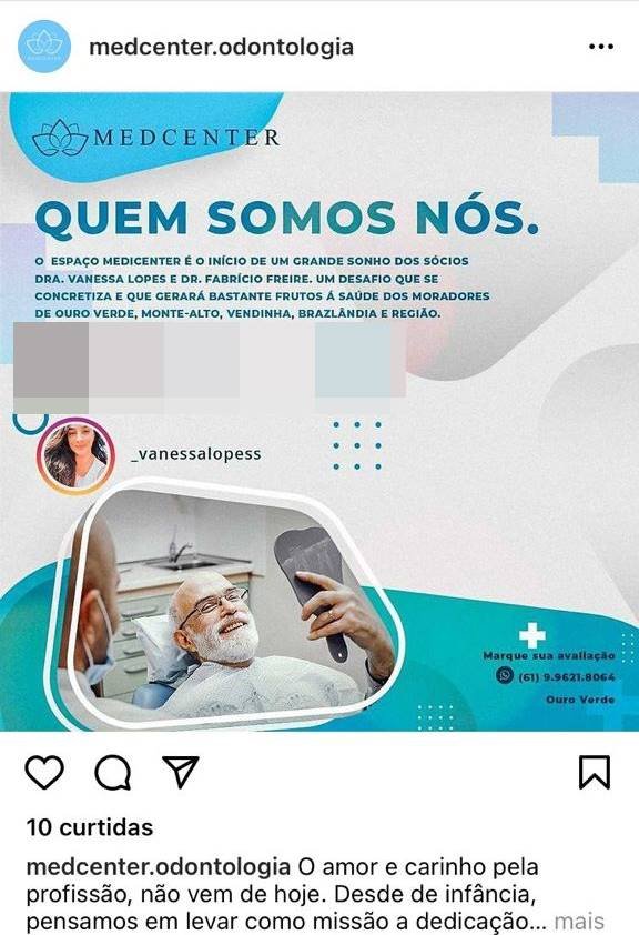 vanessa falsa dentista