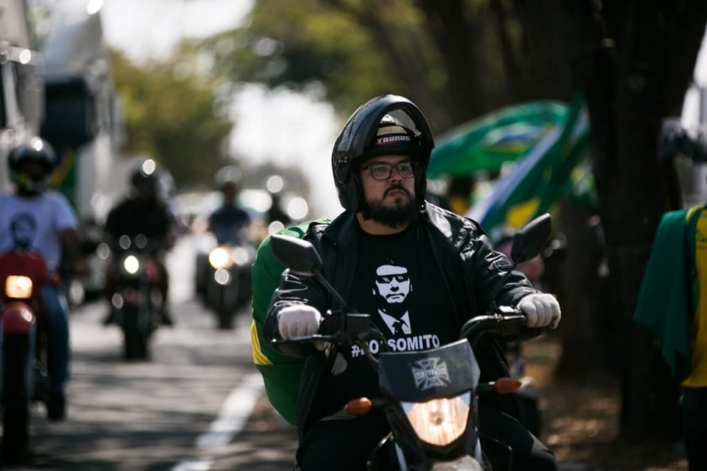 protesto presidente bolsonaro motociata goiania