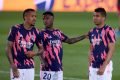 Militão, Vinicius Jr e Casemiro Real Madrid