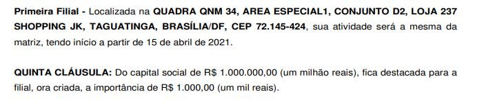 Empresa de Ibaneis