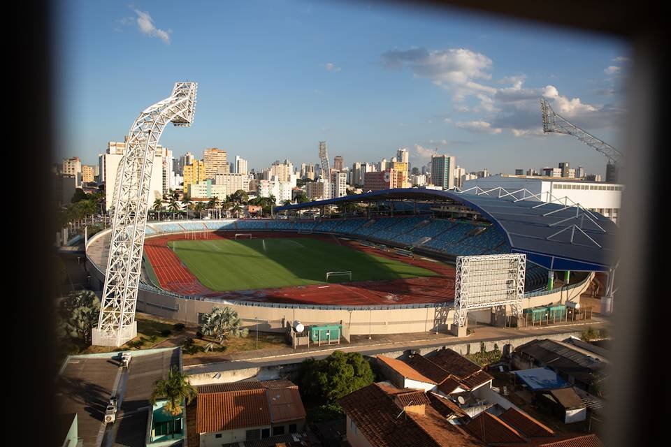 Goiânia (GO) 02/06/2021 Após pactuação entre Governo Federal, Governo de Goiás e Prefeitura de Goiânia, Estádio Olímpico Pedro Ludovico Teixeira se prepara para receber jogos da Copa América