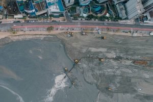 Alargamento da Praia Central em Balneário Camboriú