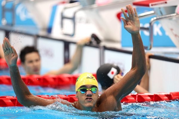Brasiliense Wendell Belarmino se recupera na piscina e leva o bronze nos 100m