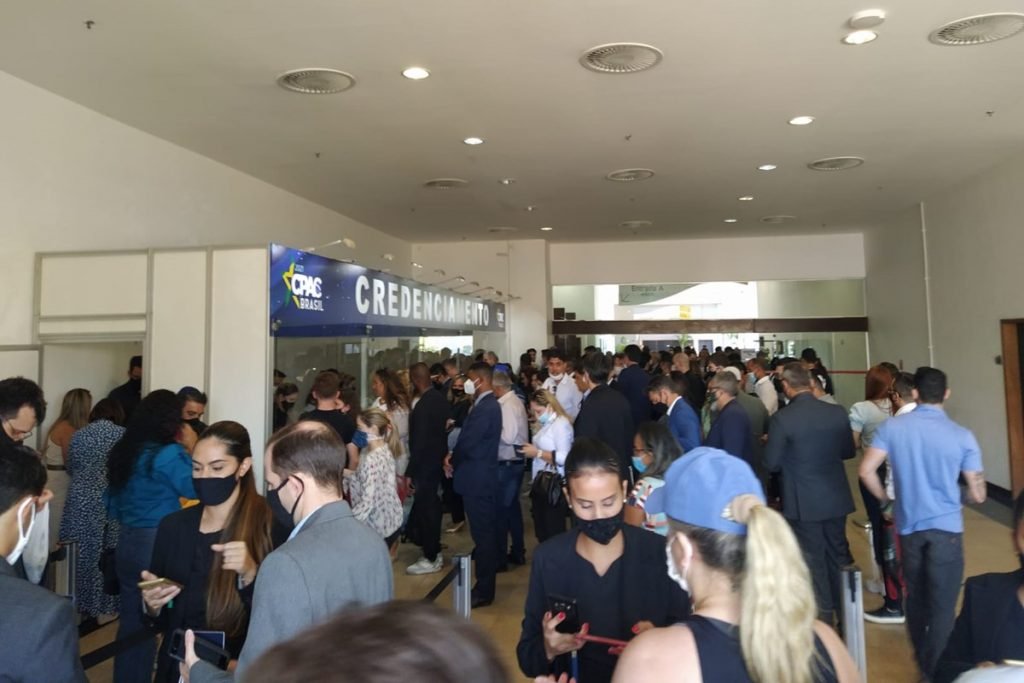 Evento conservador Cpac Brasil é realizado no Centro de Convenções de Brasília