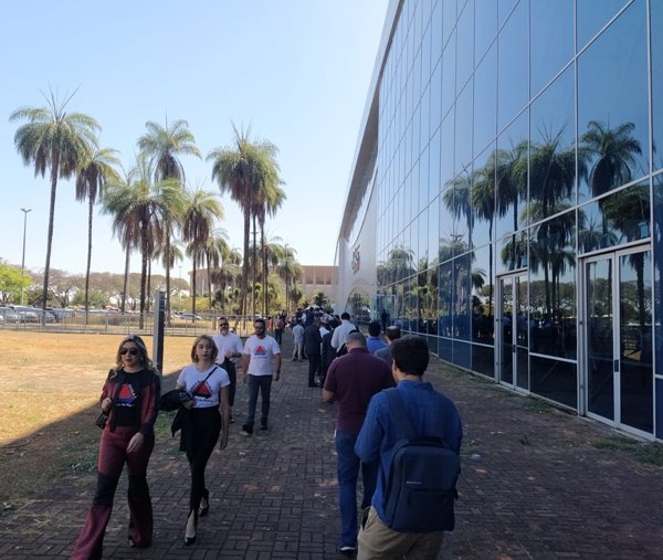 Evento conservador Cpac Brasil é realizado no Centro de Convenções de Brasília