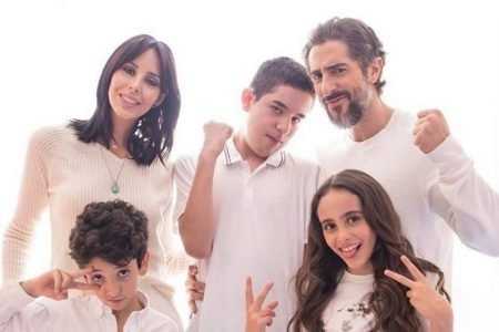 Marcos Mion e a família