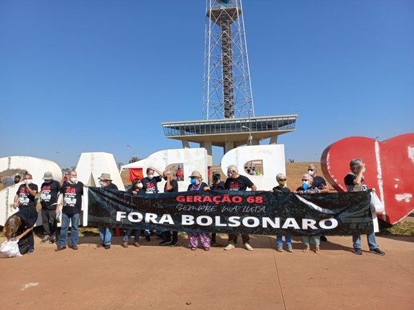 Protesto contra Bolsonaro no Grito dos Excluídos