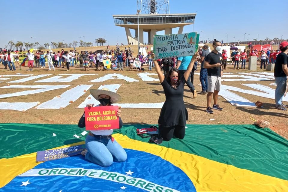 Protesto contra Bolsonaro no Grito dos Excluídos