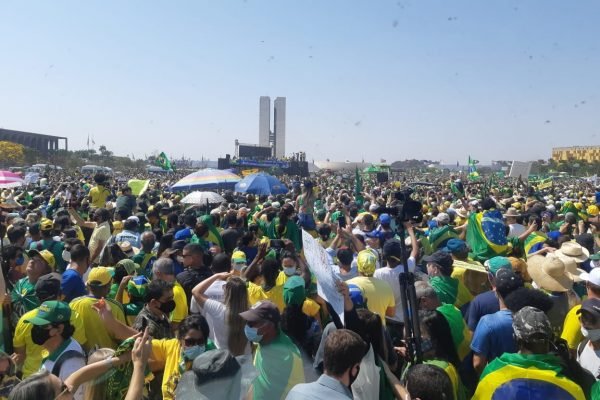 7 de setembro protesto brasil brasilia bolsonaro stf helicoptero esplanada DF 25