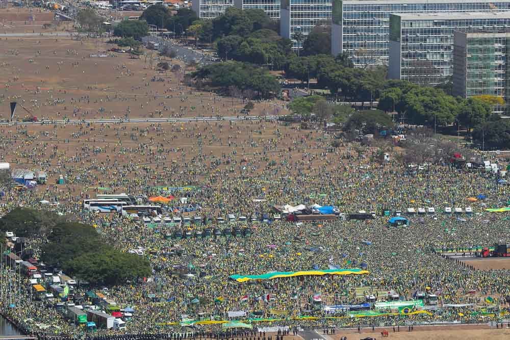 drone protesto 7 de setembro brasilia pro bolsonaro