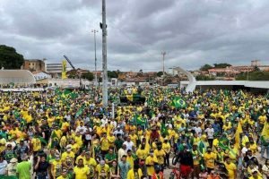 Manifestação pró-Bolsonaro em São Luís, no Maranhão