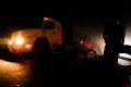 Caminhoneiros pró-Bolsonaro bloqueiam passagem de caminhões no Km 42 da GO-020. Os manifestantes estão posicionados na entrada da cidade de Bela Vista 1