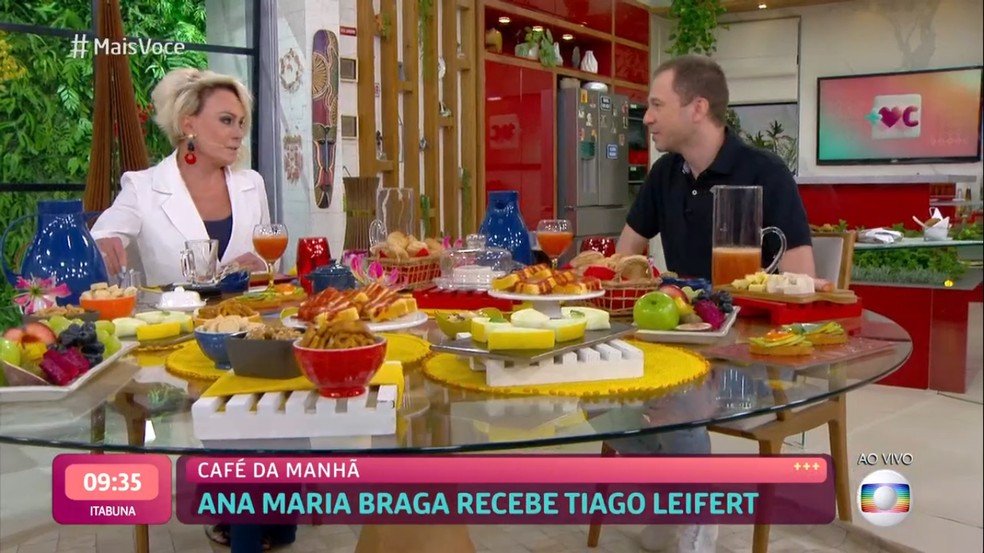Café da manhã Leifert e Ana Maria no Mais Você
