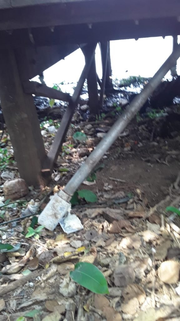 Roubo de lâmpadas no Deck Sul