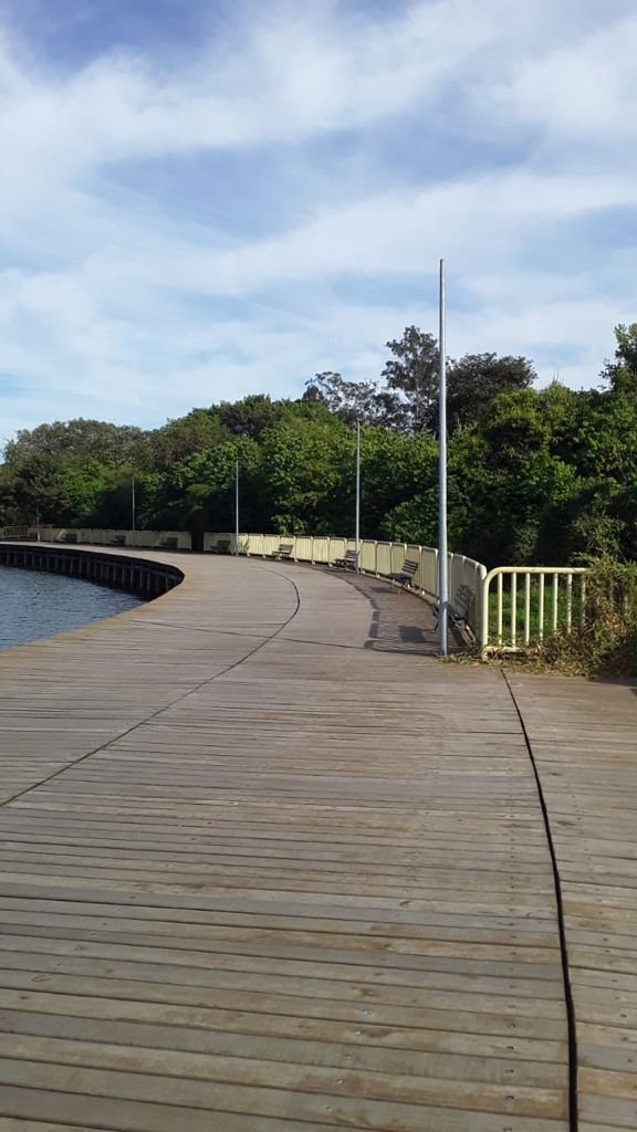 Roubo de lâmpadas no Deck Sul