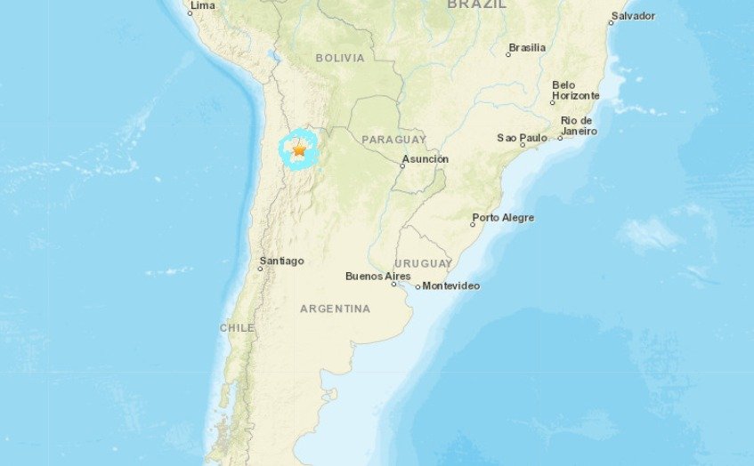 Terremoto de magnitude 6.2 atinge o norte da Argentina