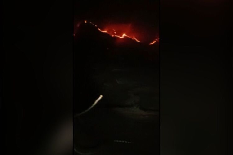 Incendio Vale da Lua Chapada dos Veadeiros