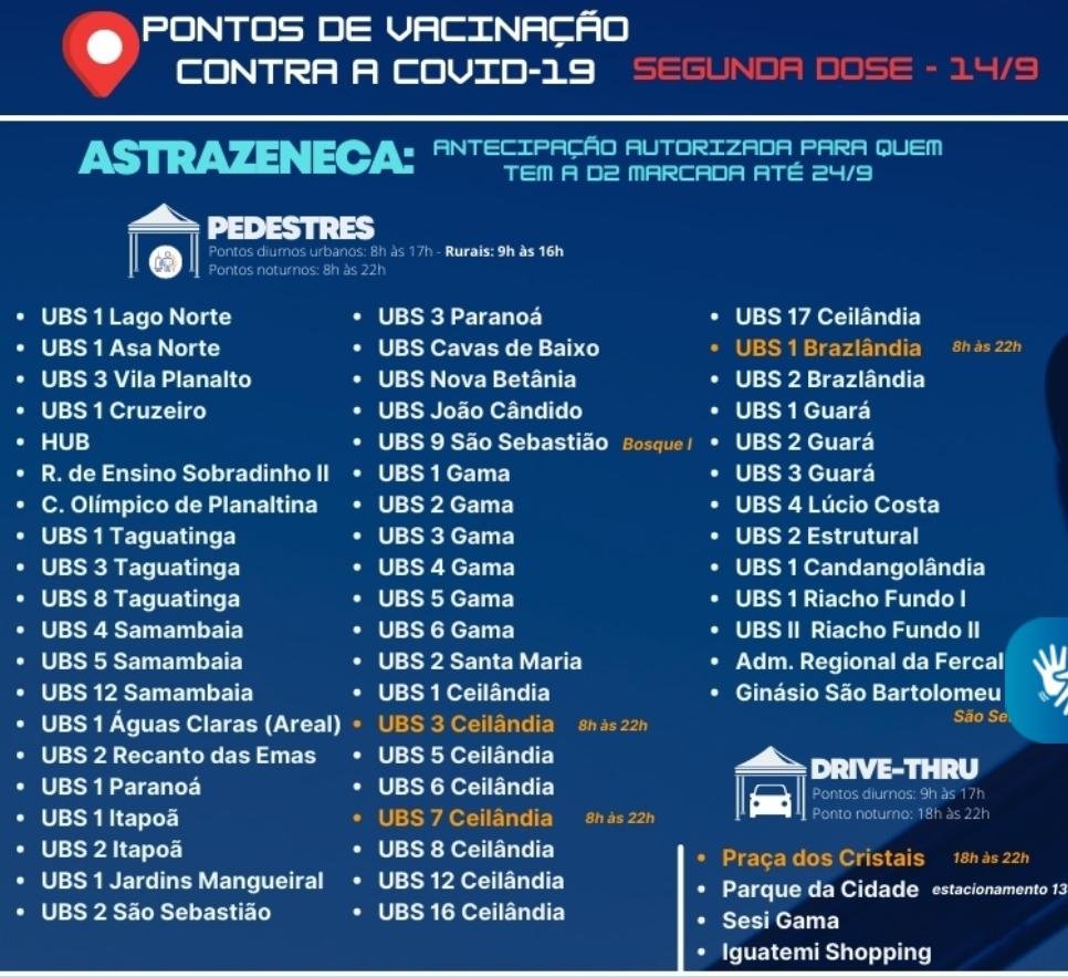 Veja quem pode se vacinar nesta terça