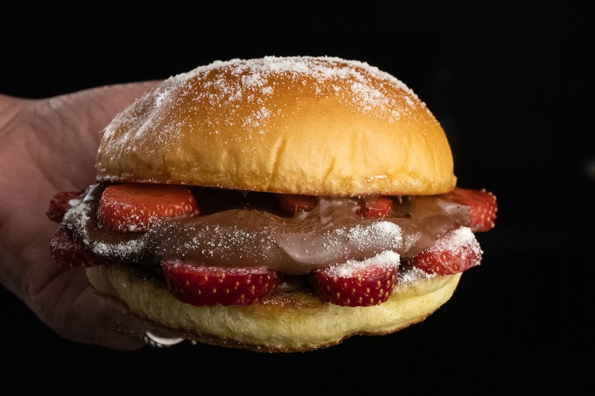 Sanduíche de Nutella