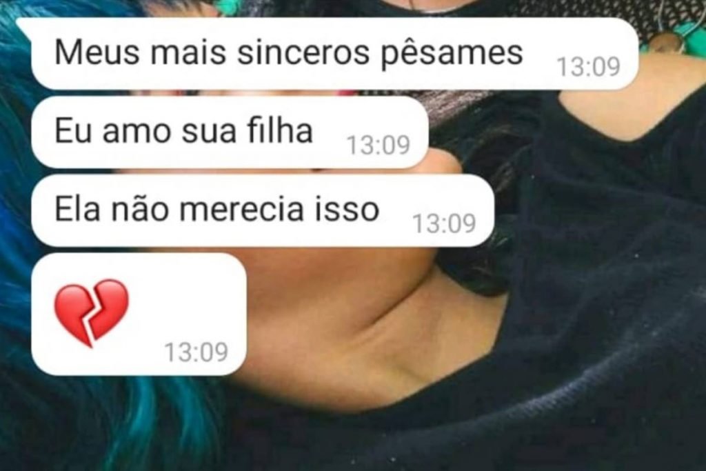 últimas mensagens enviadas por ariane bárbara, vítima de assassinato cometido por amigos em goiânia