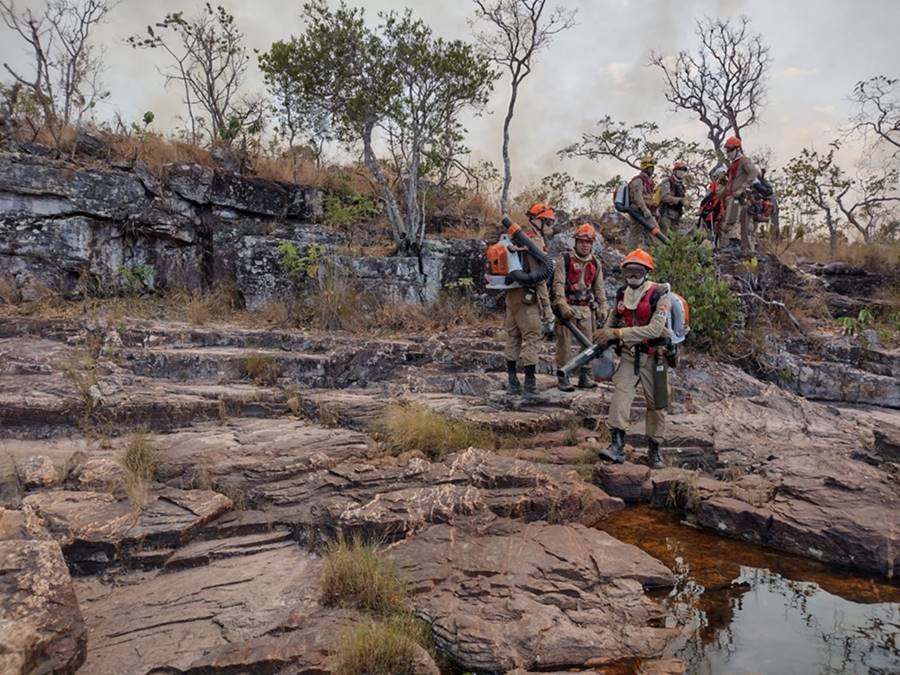 Incêndio na Chapada dos Veadeiros (GO)