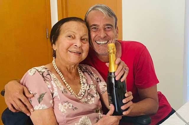 Mãe de Alexandre Borges e Alexandre Borges