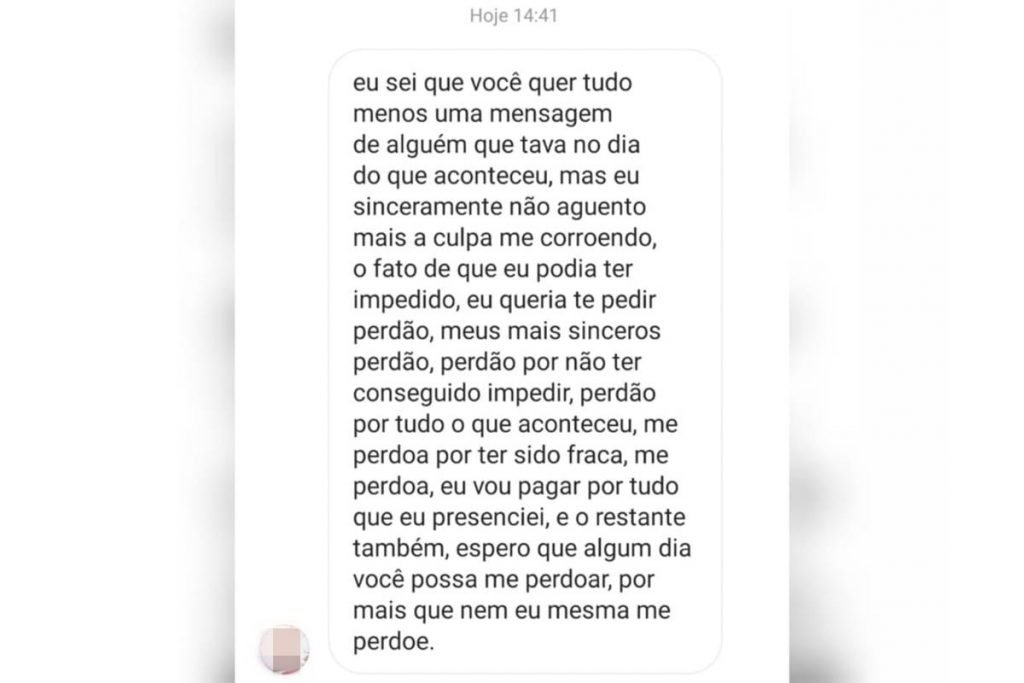 mensagens indicam participação de quarta pessoa na morte de ariane bárbara em goiânia