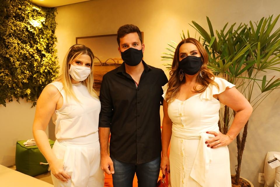 Ana Paula, Marcelo Netto e Alessandra Moussa