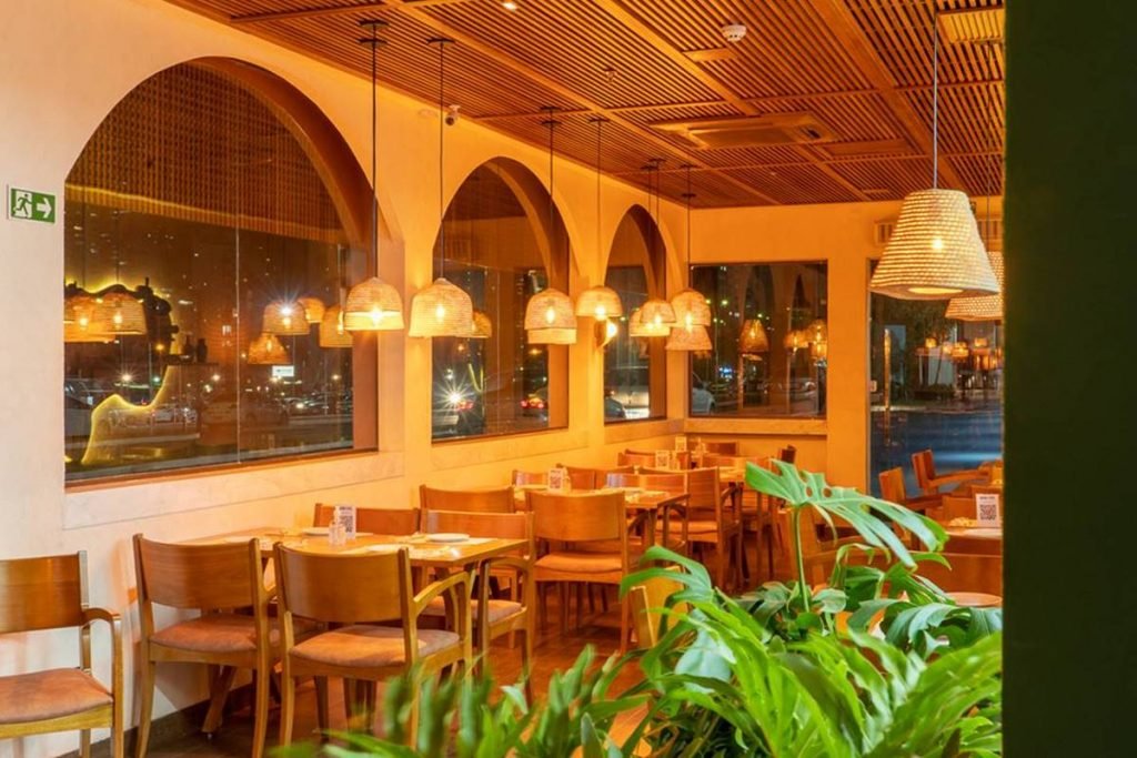 Ambiente do restaurante Juá