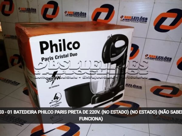 item leilão setembro 2021