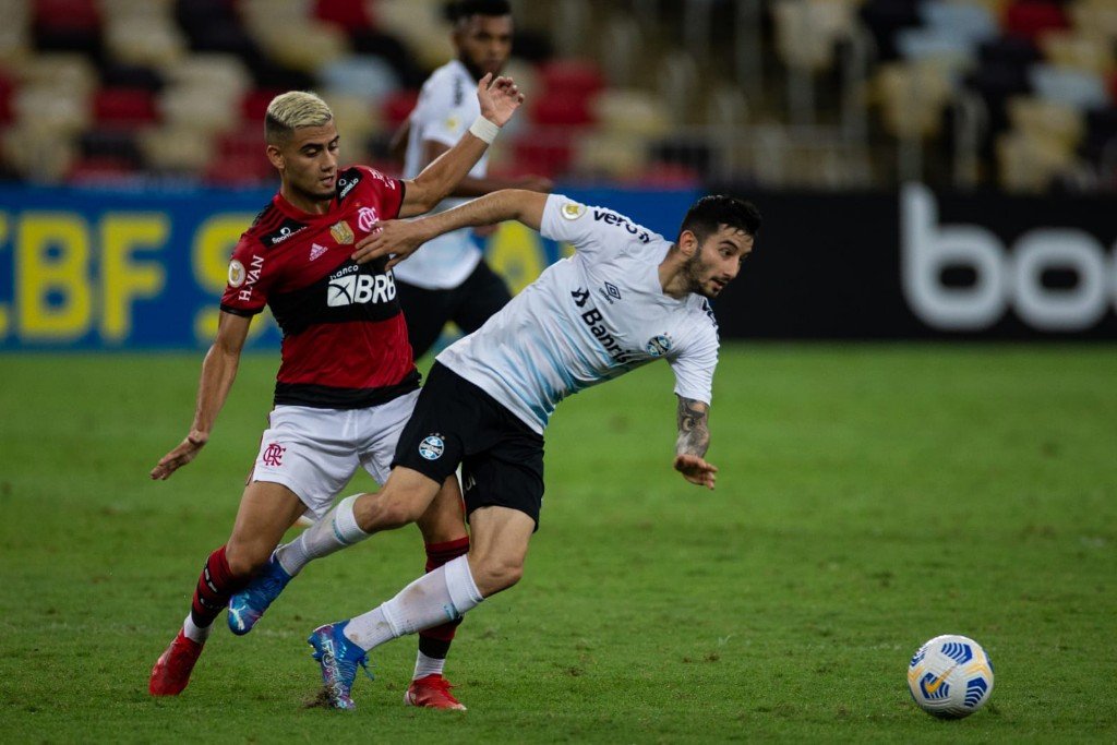 Flamengo x Grêmio no Maracanã, sem público, pela 21 rodada do Brasileirão
