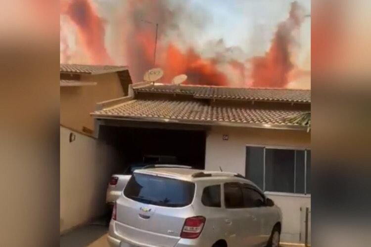 Incendio condominio aparecida de goiania