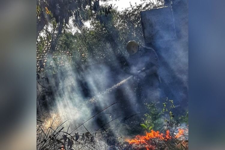 Incêndio condomínio Aparecida de Goiânia