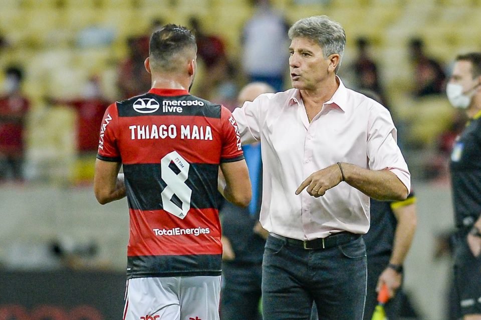 Renato Gaúcho e Thiago Maia