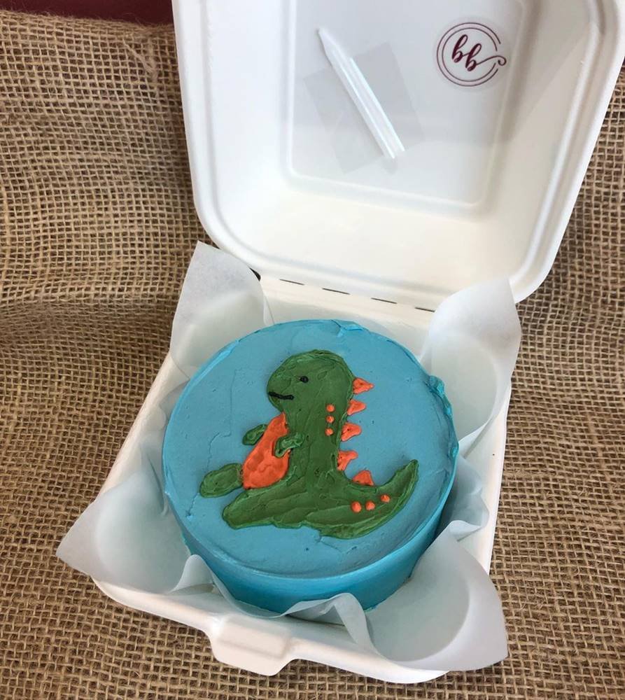 Baunilha bordô, bento cake
