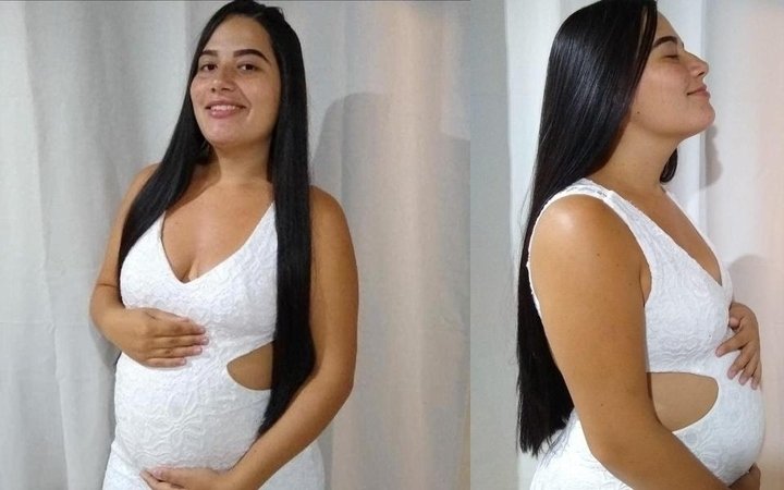 Grávida de 9 meses, Milena Glória Cardoso perdeu o bebê por complicações da toxoplasmose